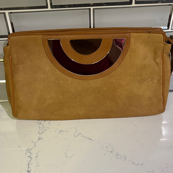 Vintage Meyers Suede Clutch Bag - Picture 1 of 5